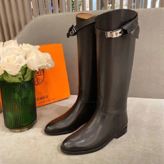 에르메스 신상 부츠 H35054 블랙 은장