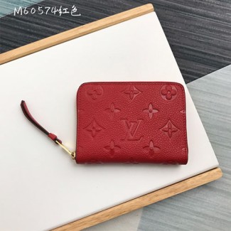 루이비통 앙프렝뜨 지퍼 카드지갑  M60574 레드