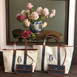 고야드 생 루이백 MM/GM 4757630 양면용 네이비