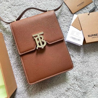 버버리 레더 로빈 백 80328971-3