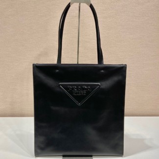 프라다 레더 토트백 1BG429 블랙