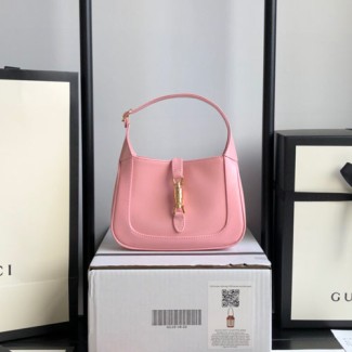 구찌 재키 1961 미니 호보백 637091 핑크