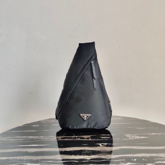 프라다 나일론 레더 백팩 2VZ092 블랙
