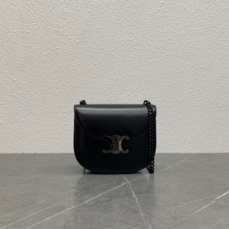 셀린느 틴 체인 베사체 트리오페 숄더백 110973 블랙 메탈