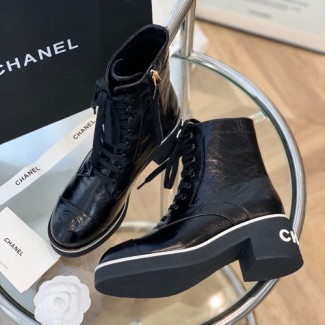샤넬 신상 앵글부츠 G34368 블랙