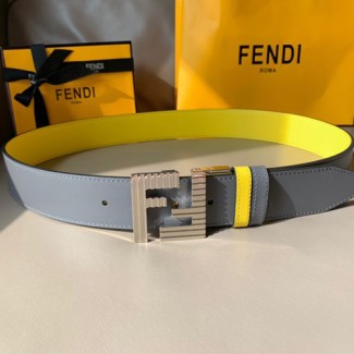 펜디 남성신상  양면용벨트 FD2224  그레이 은장