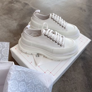 알렉산더 맥퀸 남여공용 신상 스니커즈 586412-3 화이트