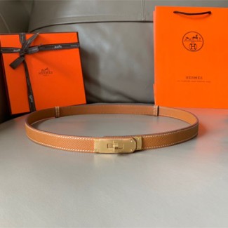 에르메스 신상  벨트 XTY183  브라운 금장