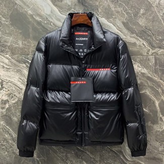 프라다 남성용 패딩 3A442 블랙