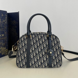 디올 오블리크 볼링백 라지 M1341