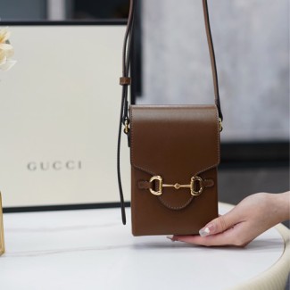 구찌 홀스빗 1955 미니 백 625615 브라운