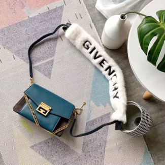지방시 신상 GV3 스몰 숄더백 BB501 청록색 금장