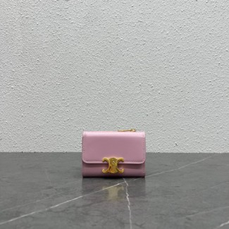 셀린느 트리오페 반지갑 60040 연핑크