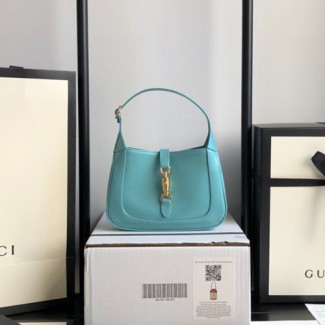 구찌 재키 1961 미니 호보백 637091 블루