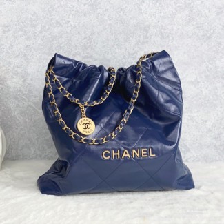 샤넬 22백 미디엄 숄더백 AS3261 네이비